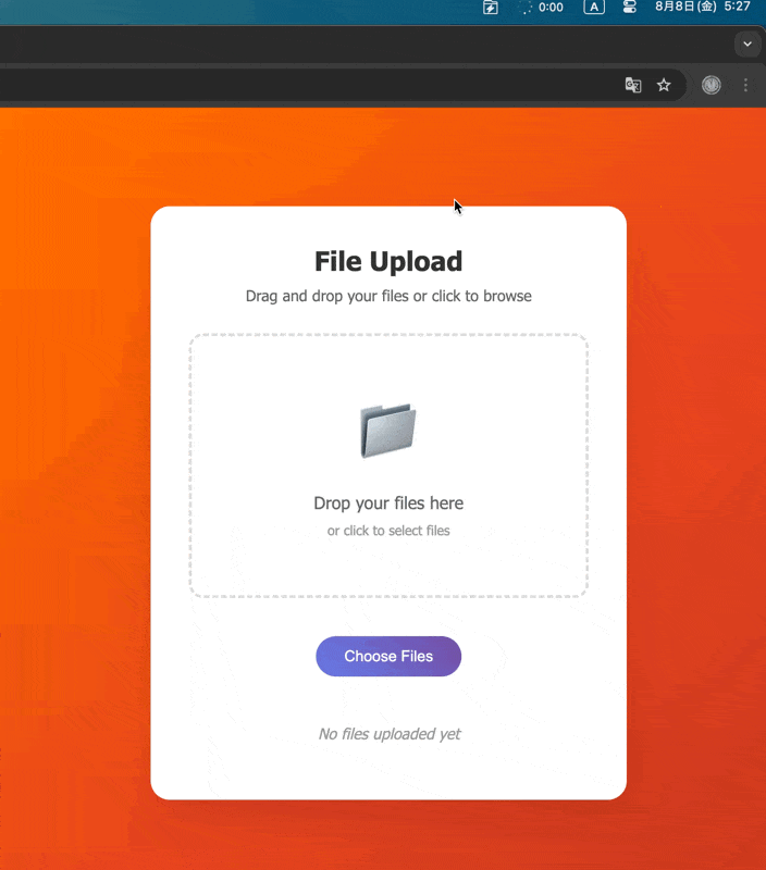 QuickShelf Application Screenshot